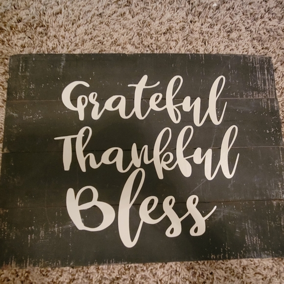 Wooden sign